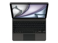 Apple Magic Keyboard - Tangentbord och foliefodral - med pekdyna - Apple Smart connector - QWERTY - svensk - svart - för 13-inch iPad Air (M2, M3) MGYY4S/A