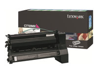 Lexmark - Extra lång livslängd - magenta - original - tonerkassett LCCP, LRP - för Lexmark C772, C772dn, C772dtn, C772n, X772e MFP, X772e MFP Page Plus Solution, X772es MFP C7720MX