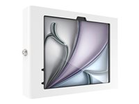 Compulocks iPad Air M2 & M3 11", Apex Secured Enclosure Wall Mount - White - Hölje - för surfplatta - glasfäste, utrymme - låsbar - höggradig aluminium - vit - skärmstorlek: 11" - monteringsgränssnitt: 100 x 100 mm - väggmonterbar 11APXW