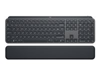 Logitech MX Keys - Tangentbord - bakgrundsbelyst - Bluetooth, 2.4 GHz - hela norden - grafit 920-009412