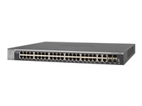 NETGEAR Smart XS748T - Switch - L3 Lite - smart - 44 x 10GBase-T + 4 x 10 Gigabit SFP+ - skrivbordsmodell, rackmonterbar XS748T-100NES