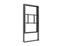 Multibrackets M Pro Series - Hölje - för 2 LCD-bildskärmar - totem, B2B - stål - svart - skärmstorlek: 65" - golvstående 7350105216947