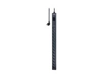 APC Easy Basic Rack PDU EPDU1116B-SCH - Kraftdistributionsenhet (kan monteras i rack) - AC 200/208/230 V - 3680 VA - ingång: CEE 7/4 - utgångskontakter: 14 (power CEE 7/3) - 0U - 3 m sladd - svart - för P/N: SMX2KR2UX145, SMX3KR2UNCX145, SMX750CUS, SRTL3KRM1UWC, SRYL10K20XLT18, SRYL5K20RMXLT EPDU1116B-SCH