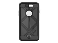 OtterBox Defender Series - Skyddsfodral för mobiltelefon - robust - polykarbonat, syntetiskt gummi - svart - för Apple iPhone 7 Plus, 8 Plus 77-56825