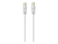 Belkin - Antennkabel - IEC-kontakt hane till IEC-kontakt hona - 1 m - koaxial - vit F3Y054BF1M-WHT