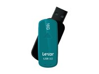 Lexar JumpDrive S33 - USB flash-enhet - 16 GB - USB 3.0 - blågrön LJDS33-16GABEU