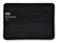 WD My Passport Ultra WDBMWV0020BBK - Hårddisk - krypterat - 2 TB - extern (portabel) - USB 3.0 - svart WDBMWV0020BBK-EESN