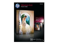 HP Premium Plus Photo Paper - Högblank - 130 x 180 mm - 280 g/m² - 20 ark fotopapper - för Deskjet 2000, 2050 J510, 3000, 3050 J610; Officejet 4500, 4500 G510; Photosmart Plus B209 Q6572A