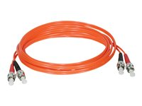 C2G - Patch-kabel - ST-läge (multi-mode) (hane) till ST-läge (multi-mode) (hane) - 3 m - fiberoptisk - 62,5/125 mikron - formpressad 85002