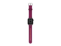 OtterBox - Band för smart klocka - Pulse Check (mörkrosa/röd) - för Apple Watch Hermès Series 9, SE 3, Series 10, Series 11, Series 8, Series 9 77-83900