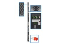 Eaton Tripp Lite Series PDU 3-Phase Metered 220/230V 22.2kW 32A IEC309 36 C13; 6 C19 0U - Vertical rackmount - kraftdistributionsenhet (kan monteras i rack) - 32 A - AC 380/400 V - 22.1 kW - 3-fas - ingång: IEC 60309 32A - utgångskontakter: 42 - 0U - TAA-kompatibel PDU3XMV6G32