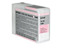 Epson - 80 ml - intensiv ljus magenta - original - bläckpatron - för Stylus Pro 3880, Pro 3880 Mirage Edition, Pro 3880 Signature Worthy Edition C13T580B00