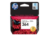 HP 364 - 3 ml - foto-svart - original - bläckpatron (foto) - för Deskjet 35XX; Photosmart 55XX, 55XX B111, 65XX, 7510 C311, 7520, Wireless B110 CB317EE#ABB