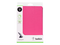 Belkin Tri-Fold Folio - Skydd för surfplatta - rosa F7N056B2C02
