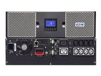 Eaton 9PX 3000i RT2U Netpack - UPS (rackmonterbar/extern) - AC 200/208/220/230/240 V - 3000 Watt - 3000 VA - 1-fas - RS-232, USB, Ethernet 10/100/1000 - utgångskontakter: 10 - PFC - 2U 9PX3000IRTN