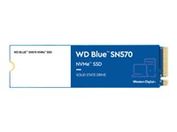 WD Blue SN570 NVMe SSD WDS500G3B0C - SSD - 500 GB - inbyggd - M.2 2280 - PCIe 3.0 x4 (NVMe) WDS500G3B0C