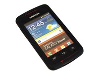 Insmat - Skydd för mobiltelefon - silikon - svart - för Samsung Galaxy Xcover 650-5015