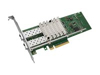 Intel X520-DA2 - Nätverksadapter - PCIe 2.0 x8 låg profil - 10 GigE, FCoE - 2 portar - för ThinkServer RD330; RD340; RD430; RD440; RD530; RD540; RD640; TD340 0C19486