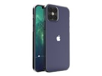 Insmat Crystal - Baksidesskydd för mobiltelefon - termoplastisk polyuretan (TPU) - klarglas - för Apple iPhone 12, 12 Pro 650-1816