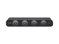 Belkin OmniView SOHO Series 4 Port KVM Switch with Audio - Omkopplare för tangentbord/video/mus/ljud/USB - 4 x KVM/ljud/USB - 1 lokal användare - skrivbordsmodell - Likström F1DH104LEA