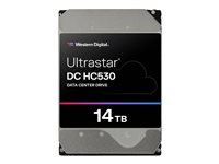 WD Ultrastar DC HC530 WUH721414AL5201 - Hårddisk - krypterat - 14 TB - inbyggd (desktop) - 3.5" (i 3,5-tums hållare) - SAS 12Gb/s - 7200 rpm - buffert: 512 MB - TCG Encryption 0F31051
