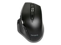 Targus - Mus - antimikrobiell - ergonomisk - högerhänt - 7 knappar - trådlös - 2.4 GHz - trådlös USB-mottagare - svart AMW584GL