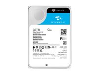 Seagate SkyHawk AI - Hårddisk - 32 TB - inbyggd - 3.5" - SATA 6Gb/s - buffert: 512 MB - med 3 års Seagate Rescue Data Recovery ST32000VE000
