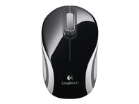 Logitech M187 - Mus - optisk - trådlös - 2.4 GHz - trådlös USB-mottagare - svart 910-002731