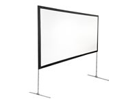 Multibrackets M Fast-fold - Projektorduk - 150" (381 cm) - 16:10 - Matte White - svart 7350073731985