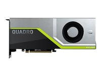 NVIDIA Quadro RTX 6000 - Grafikkort - Quadro RTX 6000 - 24 GB GDDR6 - PCIe 3.0 x16 - 4 x DisplayPort, USB-C - för Workstation Z2 G4 (MT, 650 Watt), Z2 G5 (tower), Z4 G4, Z6 G4, Z8 G4; ZCentral 4R Workstation (1350 Watt) 5JH80AA