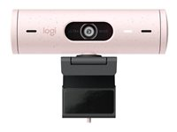 Logitech BRIO 500 - Webbkamera - färg - 1920 x 1080 - 1080p, 720p - ljud - USB-C 960-001421