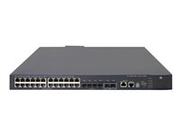 HPE 5500-24G-PoE+-4SFP HI Switch with 2 Interface Slots - Switch - Administrerad - 24 x 10/100/1000 + 4 x Gigabit SFP + 2 x 10 Gigabit SFP+ - rackmonterbar - PoE+ JG541A