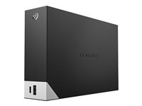 Seagate One Touch with hub STLC12000400 - Hårddisk - 12 TB - extern (desktop) - USB 3.0 - svart - med Seagate Rescue Data Recovery STLC12000400
