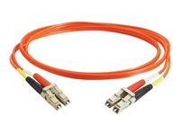 C2G - Patch-kabel - LC multiläge (hane) till LC multiläge (hane) - 5 m - fiberoptisk - 50/125 mikron - orange 85147