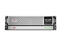 APC Smart-UPS On-Line Li-Ion 1000VA - UPS (rackmonterbar/extern) - AC 230 V - 900 Watt - 1000 VA - Ethernet 10/100, RS-232, USB - utgångskontakter: 8 - svart SRTL1000RMXLI-NC