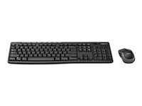 Logitech MK270 Wireless Combo - Sats med tangentbord och mus - trådlös - 2.4 GHz - nordisk 920-004535