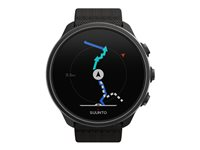 Suunto 9 Baro - Kolsvart - sportklocka med rem - nylon - antracitgrå - handledsstorlek: 130-220 mm - Bluetooth - 66.9 g SS050564000